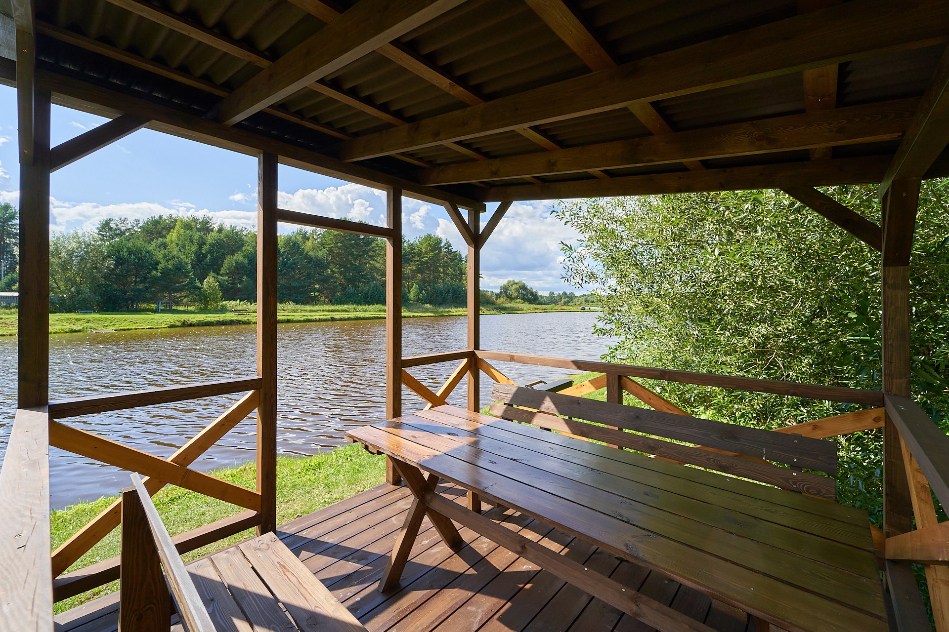 Беседка у пруда №3 фото 2